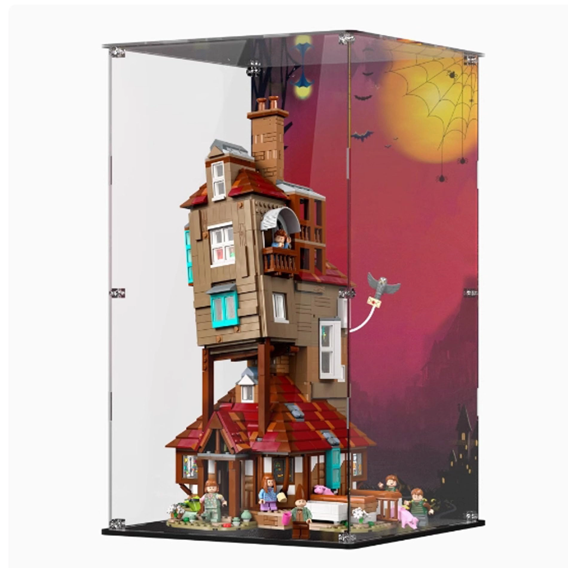 YUANZITIAN Acrylic Display Case for LEGO 76437 Humble Abode Model - 3mm thickness