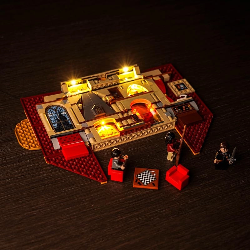 LED Light Kit for Lego 76409 Gryffindor House Banner - Battery Powered LED