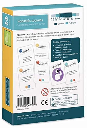 Dis Ta Vie - 12 to 17 years + Totem - 8 years