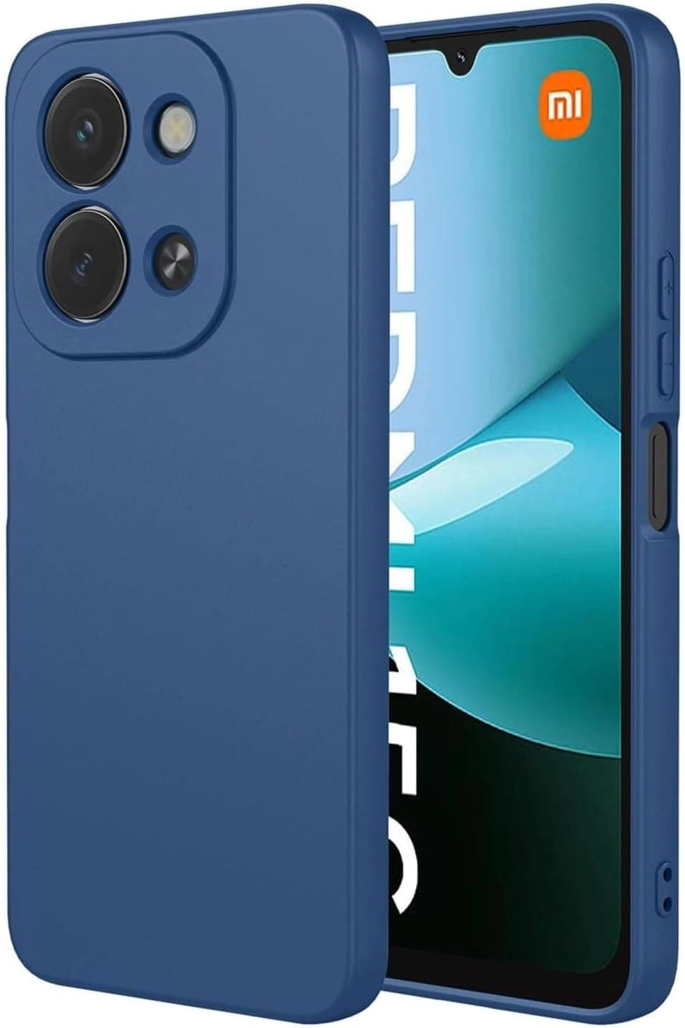 Muzz International Protective Cover Liquid Gel Rubber Bumper Case for Xiaomi Redmi 15C / POCO C85