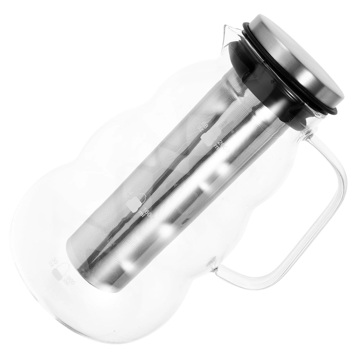 Glass Pitcher - Large Capacity Portable Strainer