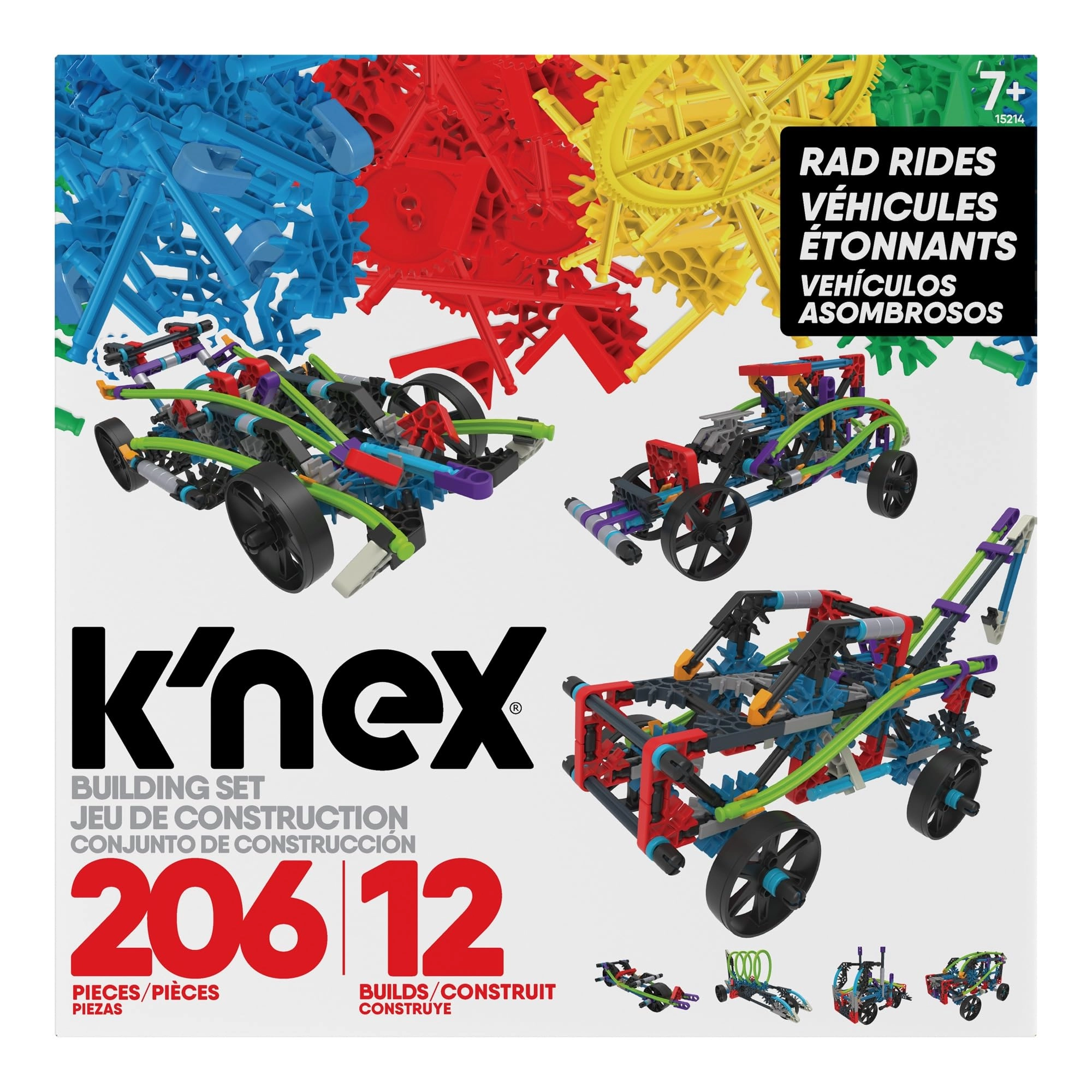 Basic Fun Rad Rides - Car 206pcs