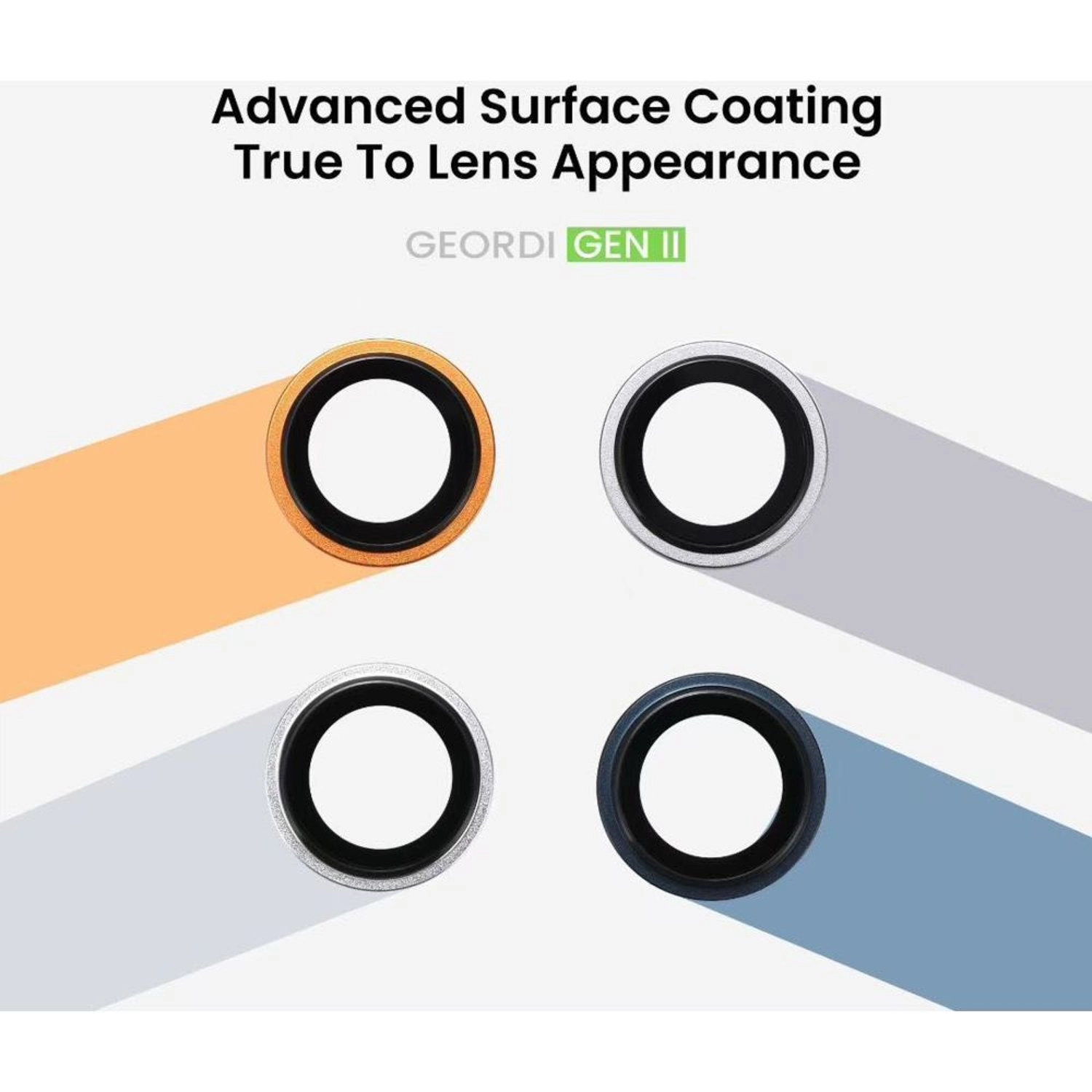 Clear Tempered Glass Camera Lens Protector for iPhone 17 Pro / iPhone 17 Pro Max