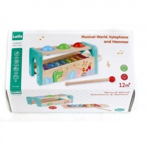 Wooden Hammer and Xylophone - 3 +