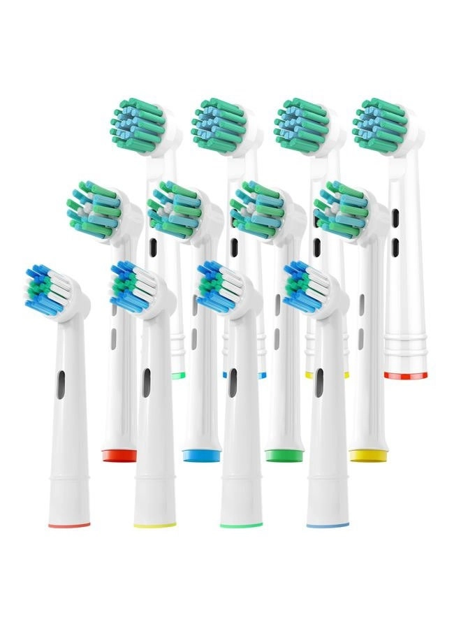 genkent Replacement Toothbrush Heads - 12 Pack Cross-Action