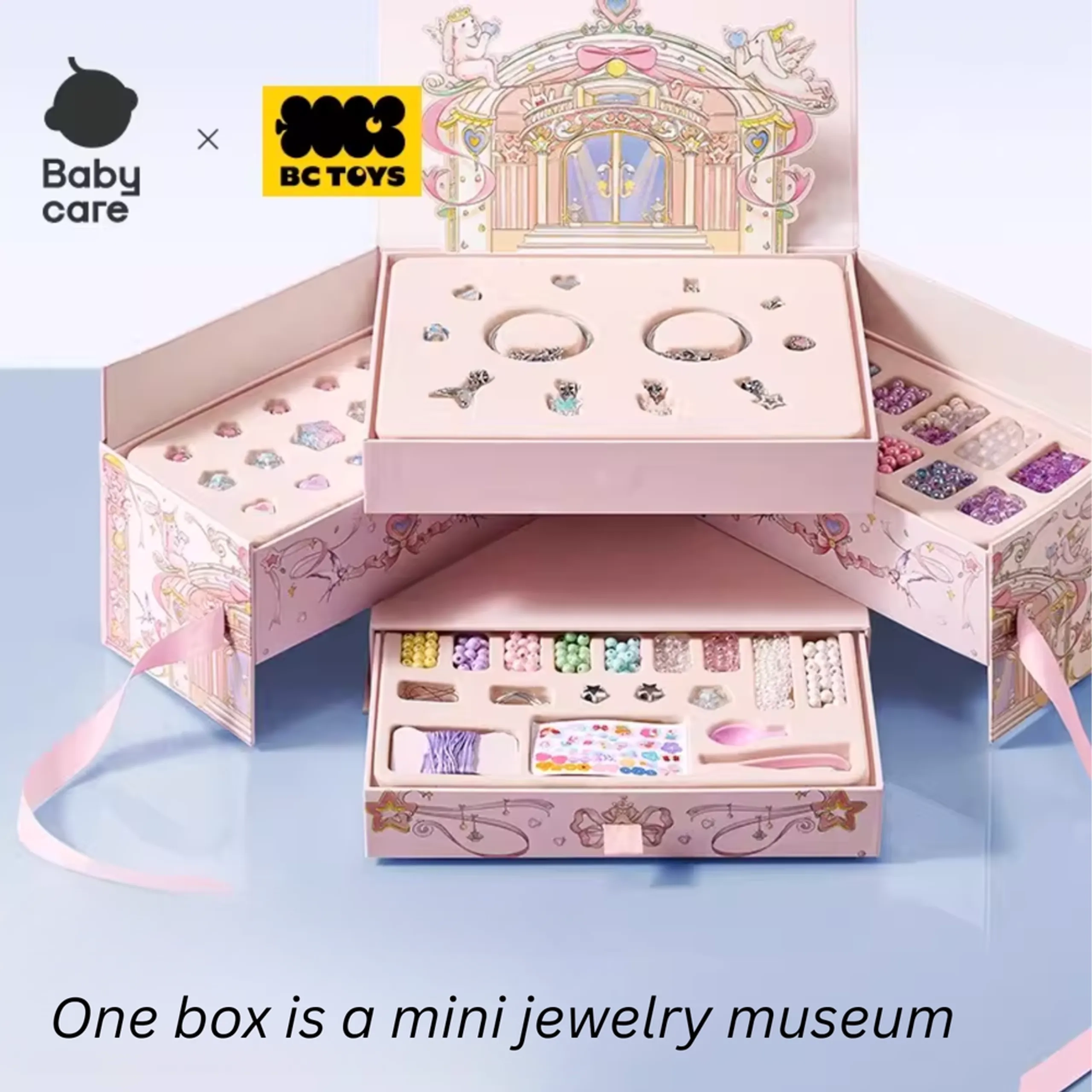 DIY Jewelry Gift Box - Colorful Beads