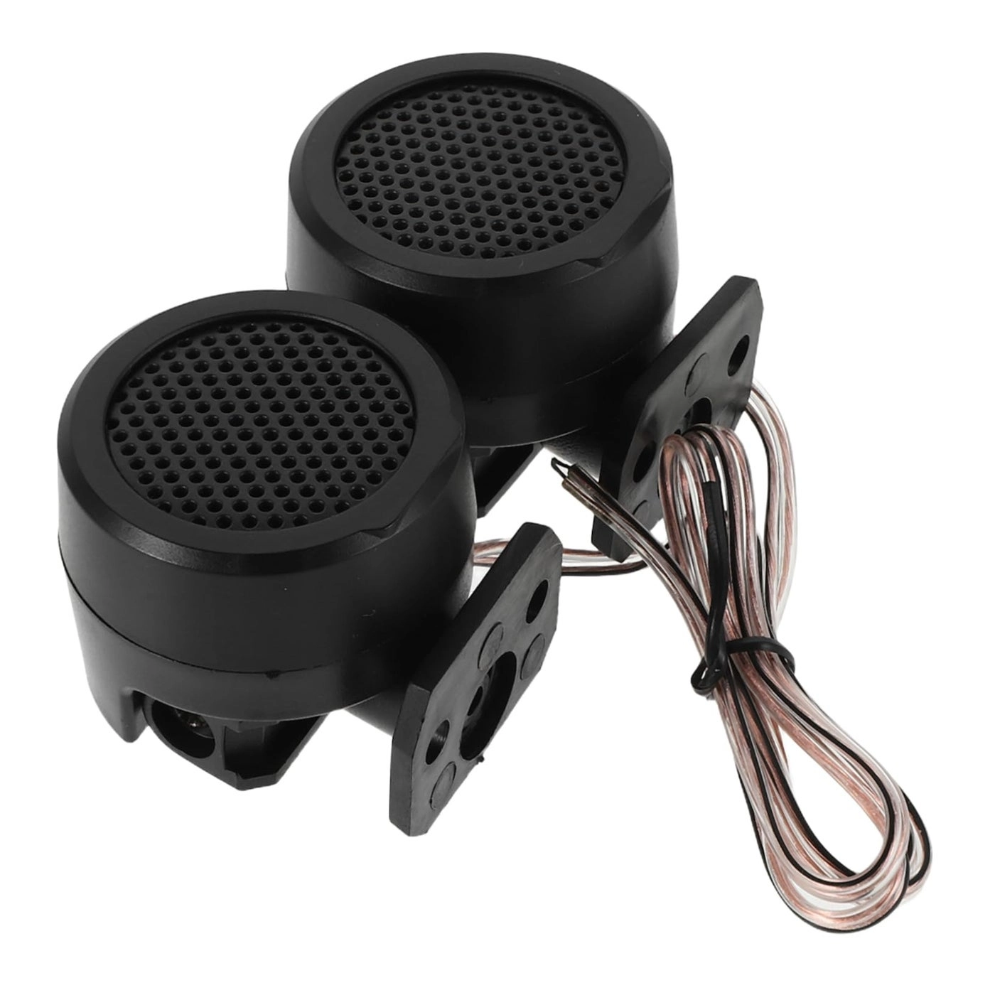Car Tweeter Speakers - 500W Aluminum Housing Black
