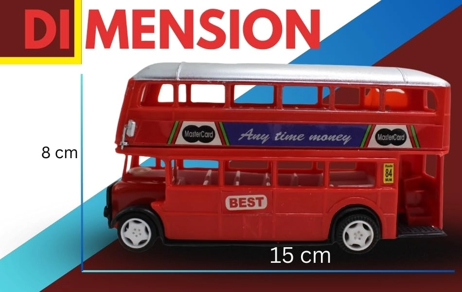 Double Decker Bus - 1 pcs