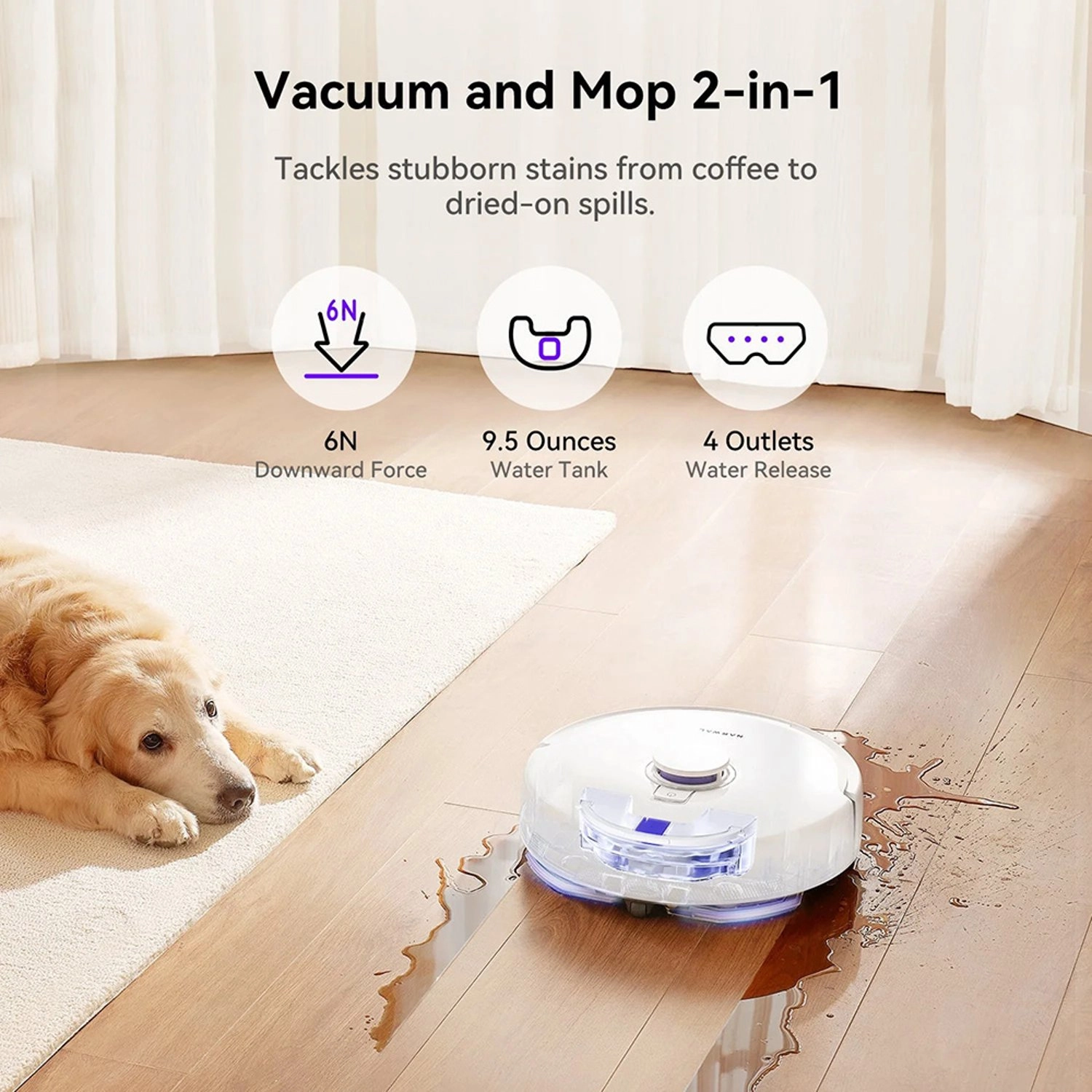 Freo X Plus - Vacuum & Mop, 7800Pa suction, 5200mAh battery