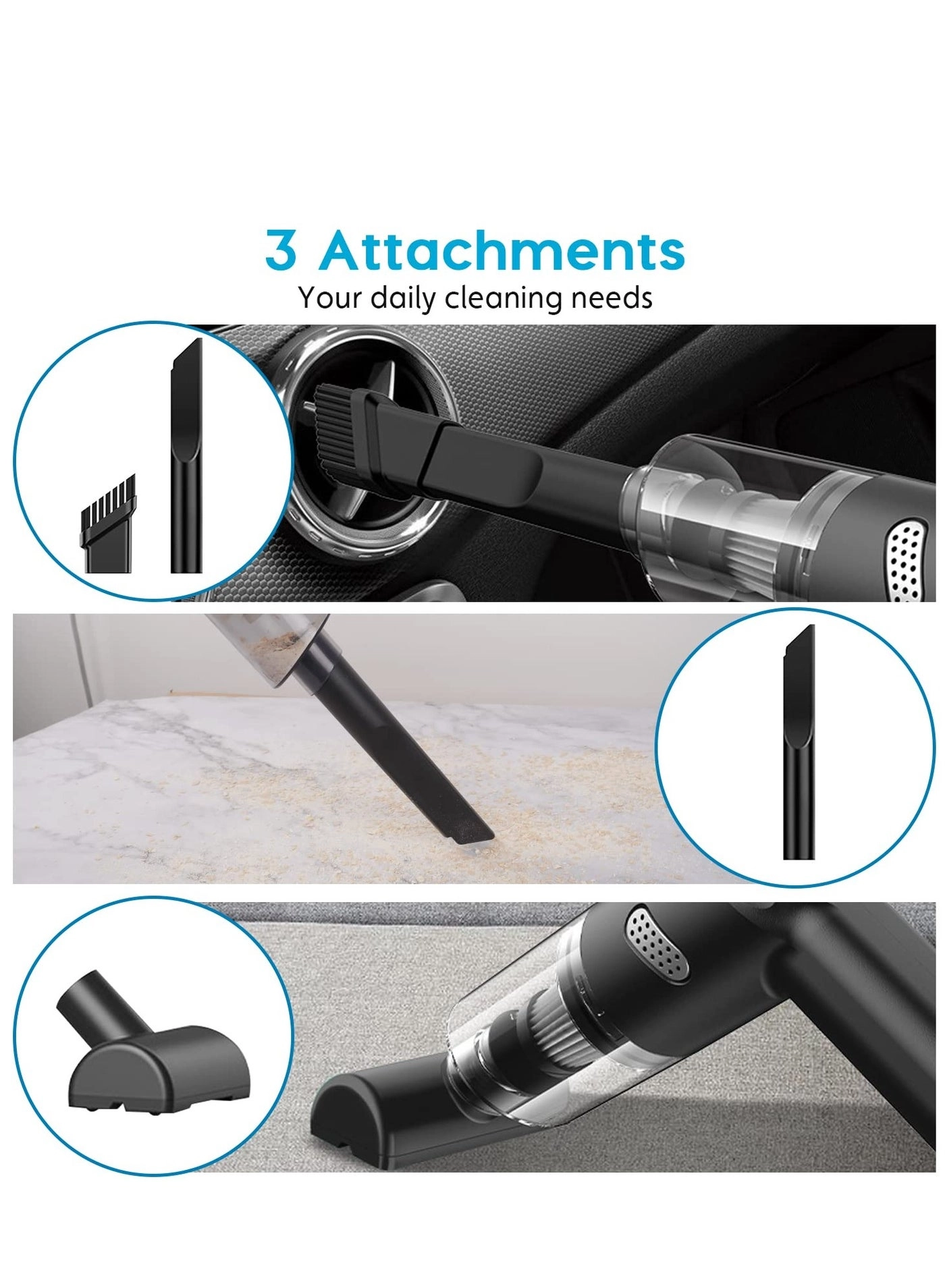 Cordless Vacuum Cleaner - 4000mAh