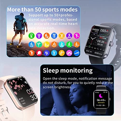 Fitness Watch - 1.92-inch 280mAh Black