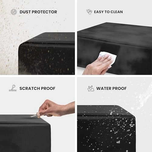 Dust Proof Washable Printer Cover - for Epson L4260 L4160 L6160 L3216 L3101 Black