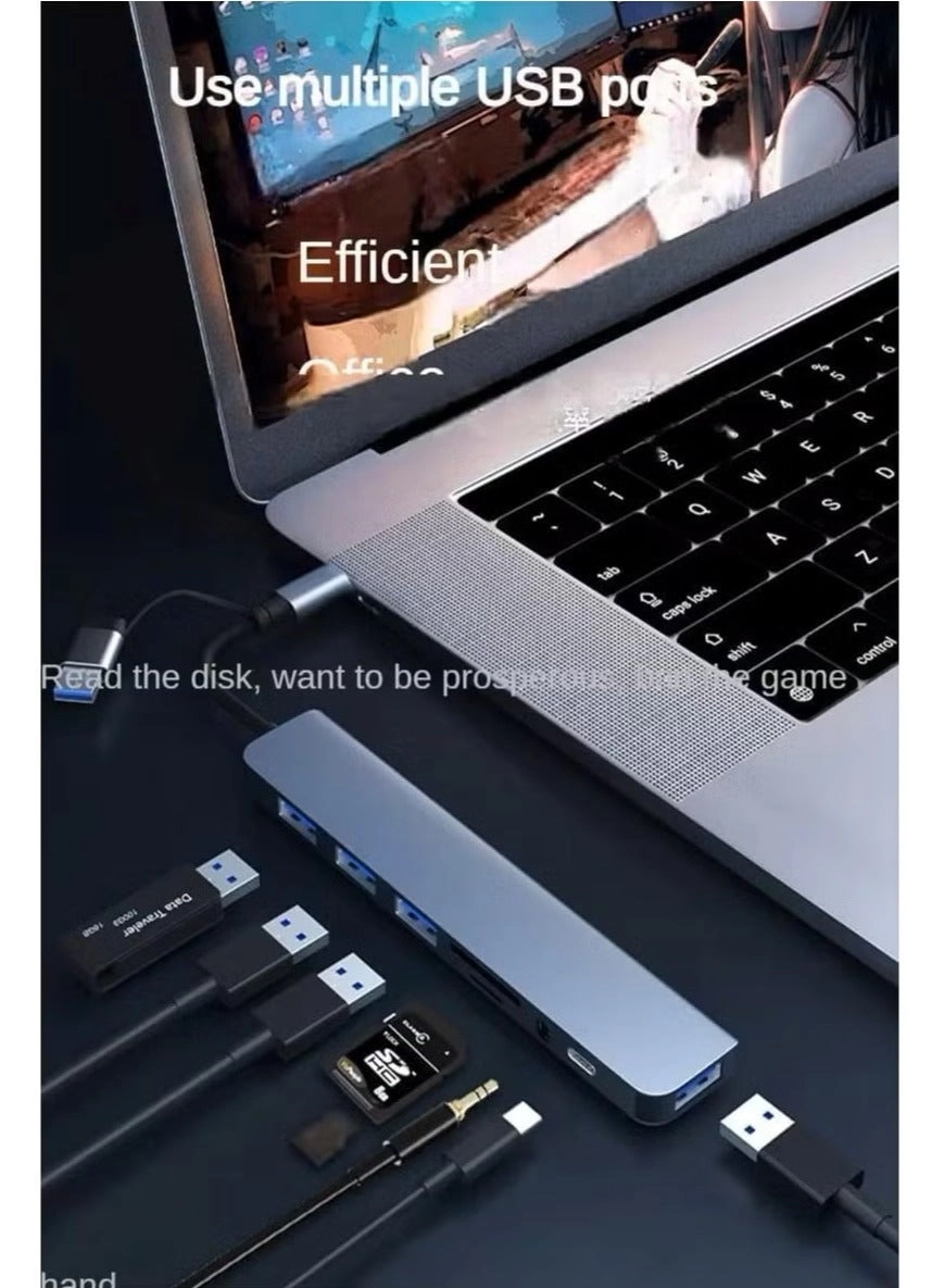 USB C Adapter Docking Station - 11-in-1 4K HDMI USB 3.0