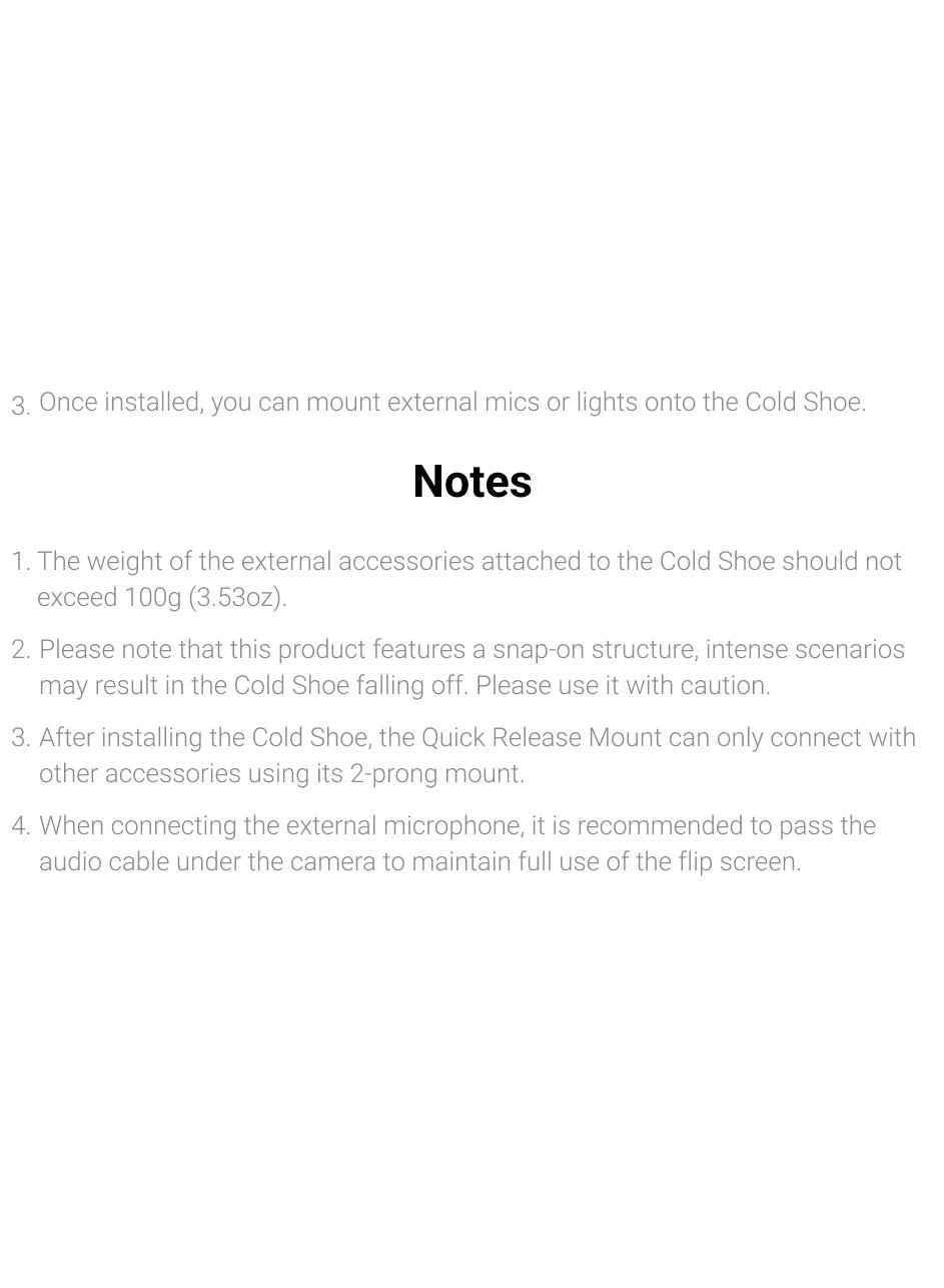 ACE Pro/ACE - Cold Shoe Black