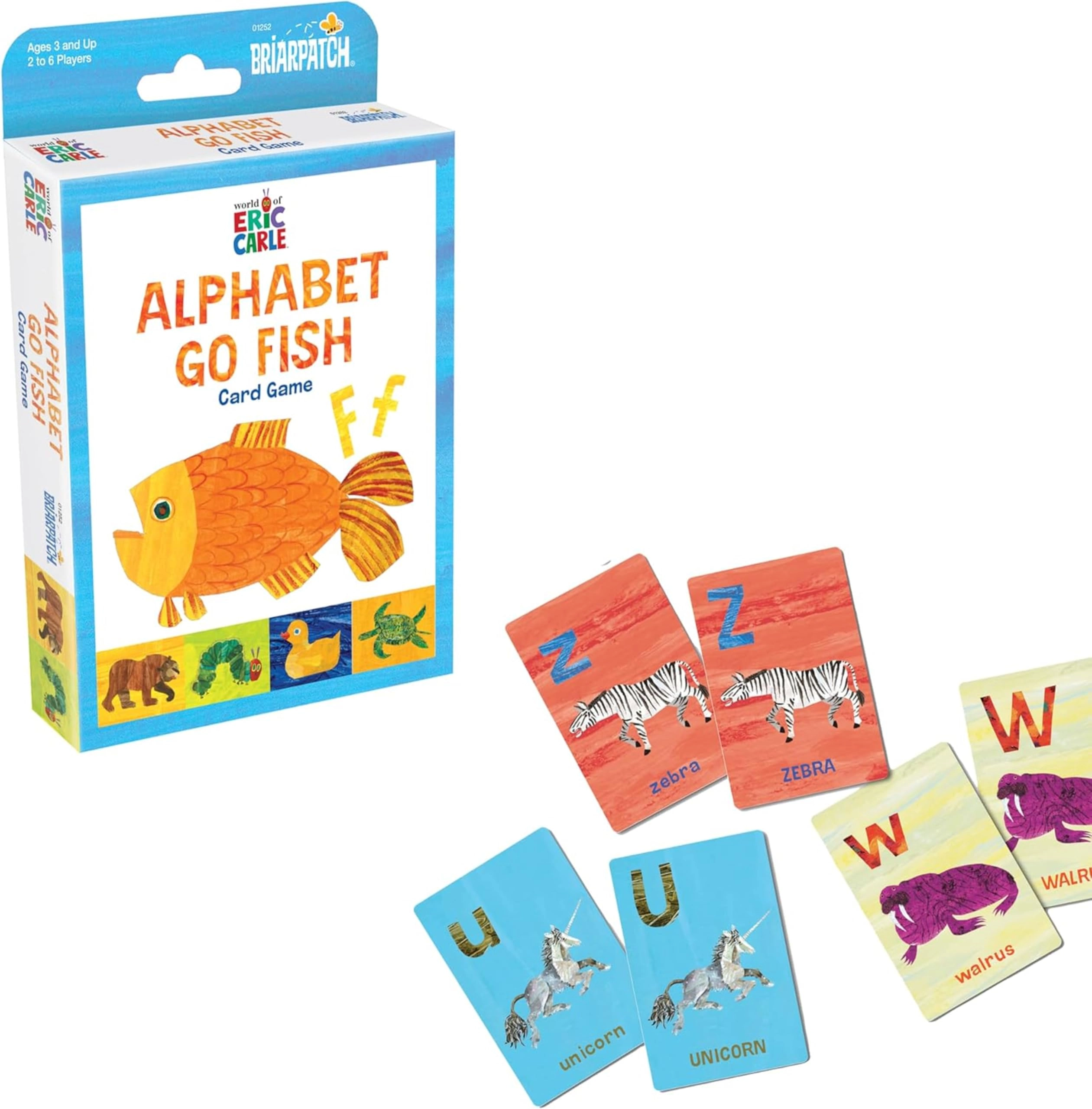 Briarpatch Alphabet Go Fish Card Game - 6 - 12 years