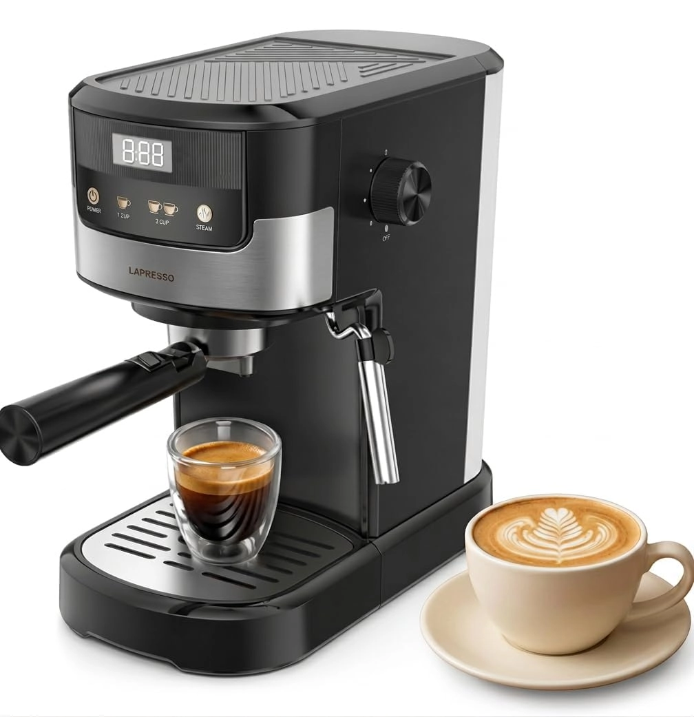 LePresso 20 Bar 2-Cup Coffee Machine LPCFFM0004