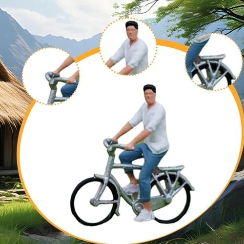 Tiny People Model with Bike - 1:64