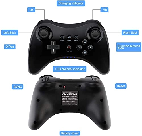 Dual Analog Joystick - Wireless Bluetooth Nintendo Wii U Pro Controller