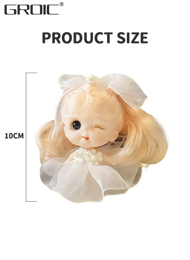 BJD Doll - 2 Pcs 3.93 Inch 7 Ball Jointed Set