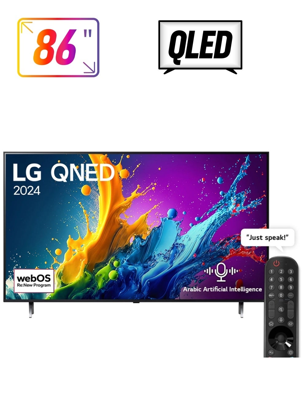 86QNED80T6B - 86 inch