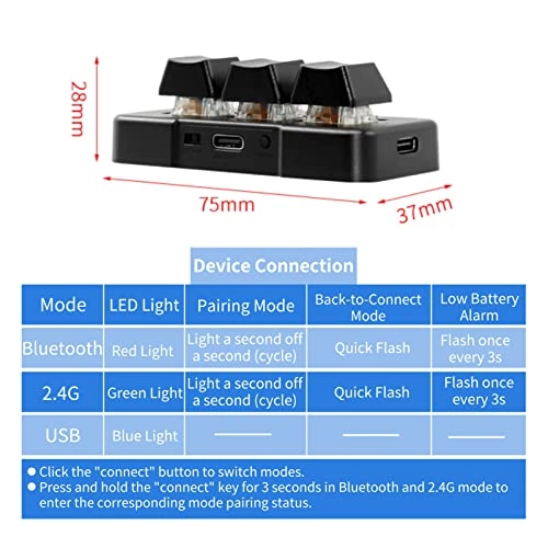 Mini 3 Key Keypad - Wired/Wireless
