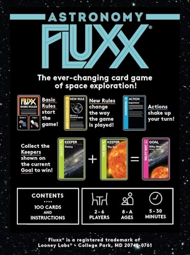 Astronomy Fluxx - Card Game
