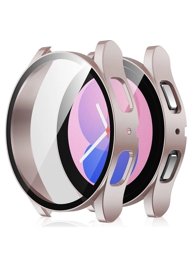 2 Pack Screen Protector Case for Samsung Galaxy Watch 5/Galaxy Watch 4 - 40mm