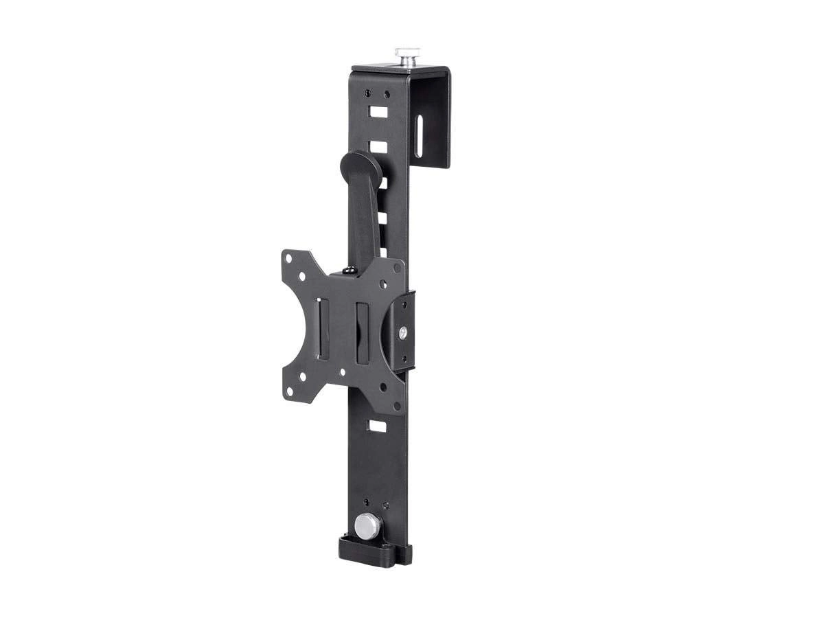 Monoprice Cubicle Flat Panel Monitor Mount - 10 Easy Height Adjustments Up to 17.6lbs Black