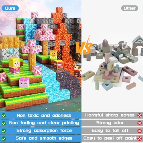 Magnetic Building Blocks - 100 pcs