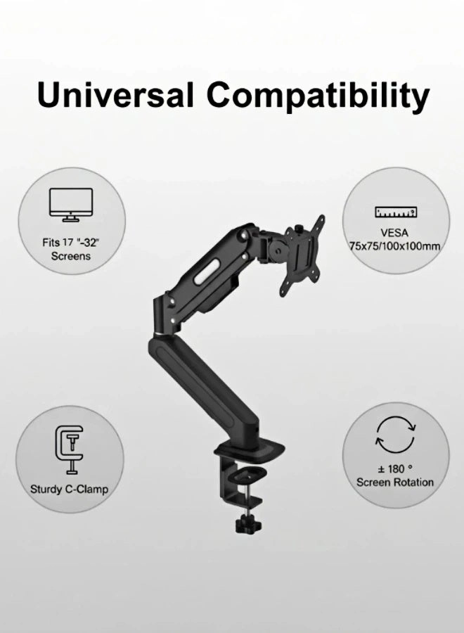 monitor arm - 17 inch to 32 inch VESA75*75mm 100*100mm