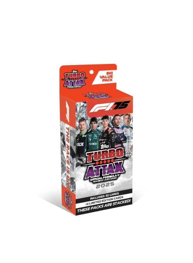 Topps F1 Turbo Attax 2025 - 54pcs Big Value Pack