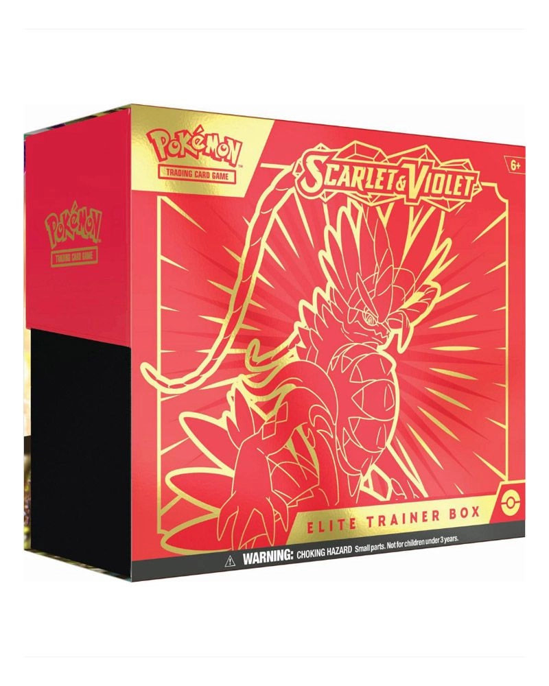 Scarlet and Violet Elite Trainer Box - 1 Full Art Promo Card 9 Boosters