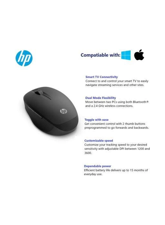 Dual Mode 300 Optical Mouse - Wireless