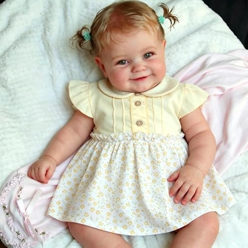 Meadie Reborn Baby Doll - 50cm Full body silicone