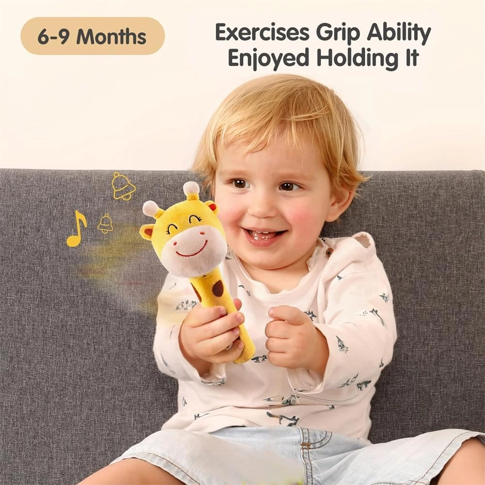 Plush Stacking Rattles - 6 months Plush Woodland 4 piece(s)