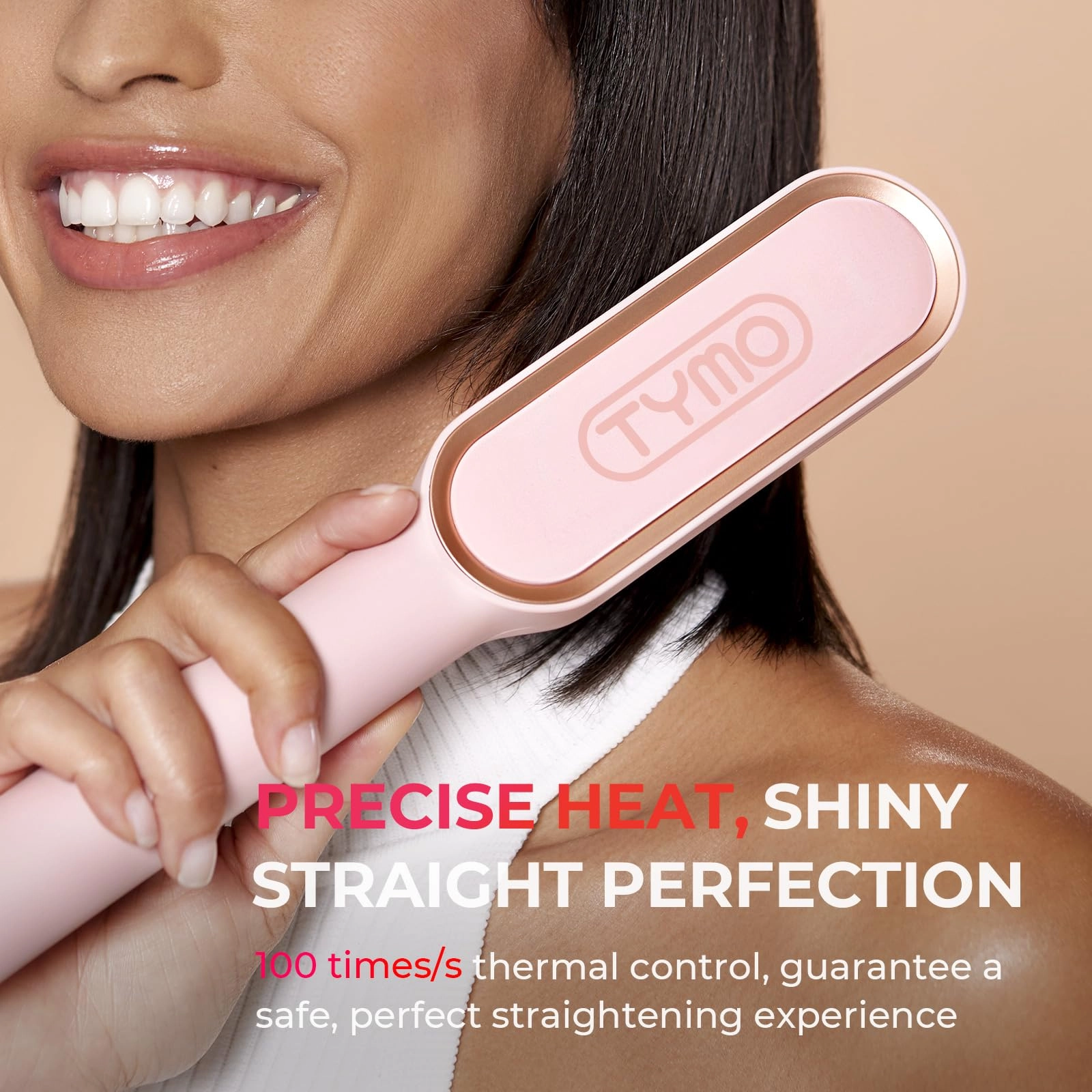 Ring Hair Straightener Brush