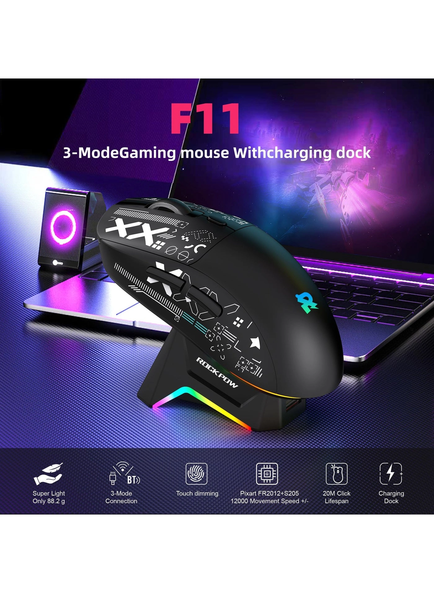 F11 - Tri-mode Bluetooth/2.4Ghz/Wired