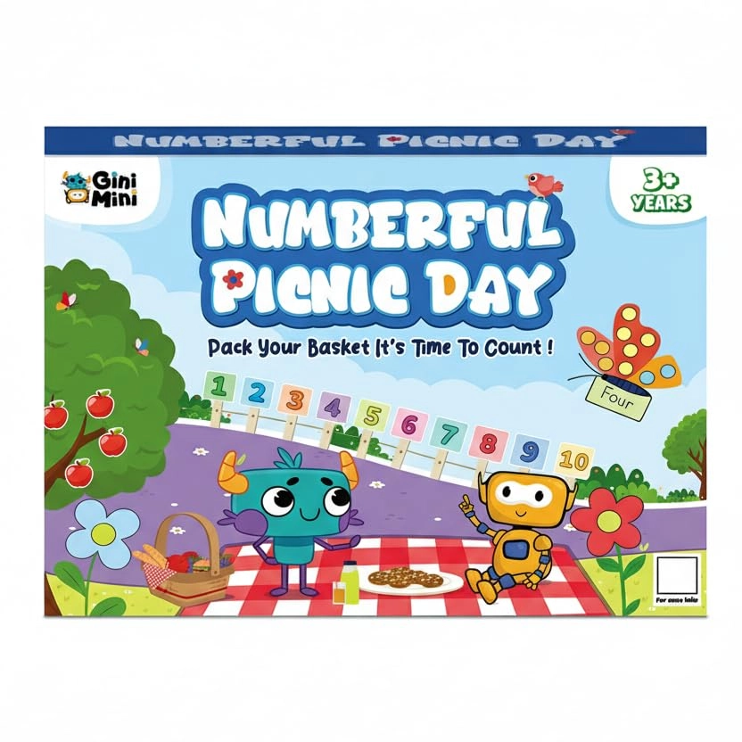 GiniMini Numberful Picnic Day - Age 3 4 5