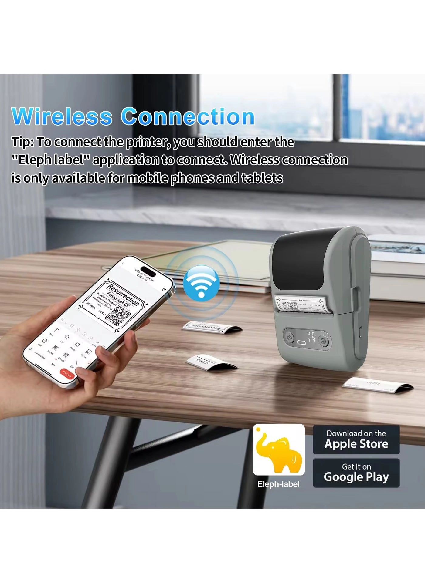 Label Printer - Inkless Thermal