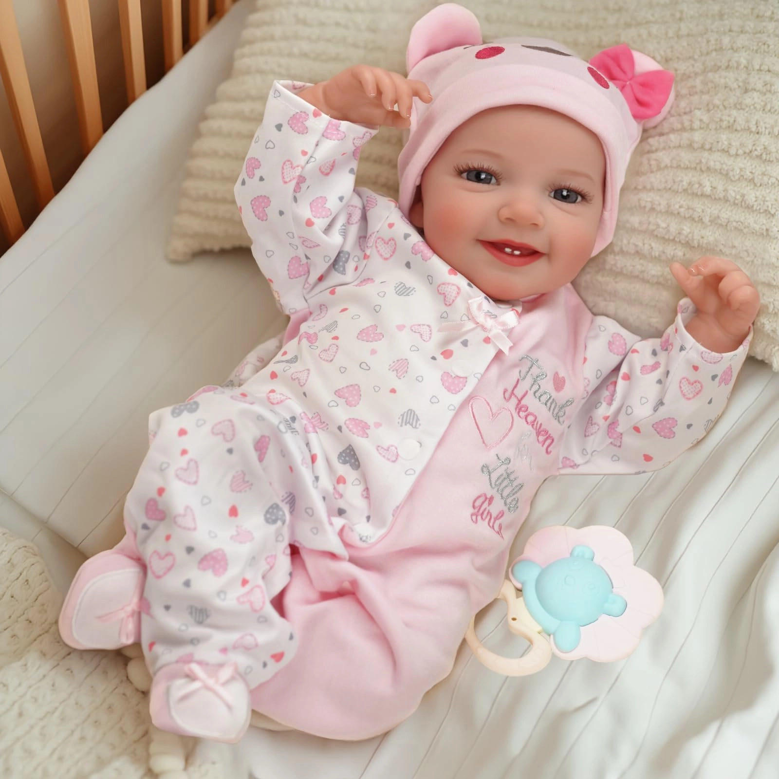 Reborn Baby Doll - 20 Inch Vinyl Drink & Pee Ages 3+