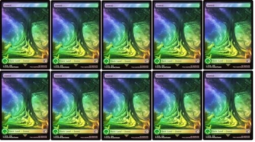 Magic The Gathering Final Fantasy Surge FOIL Full Art Lands - 10pcs