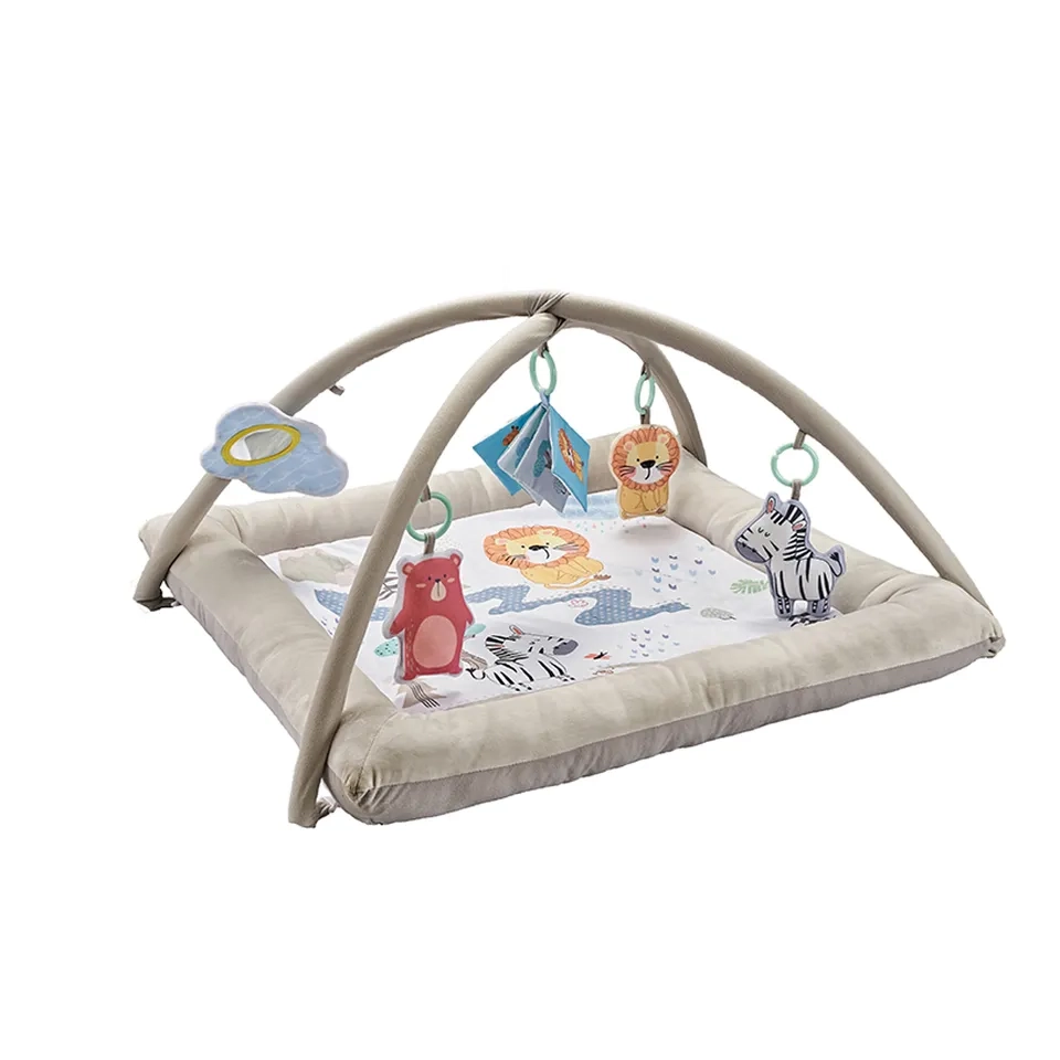 Plush Safari Theme Playmat - 0 month & above