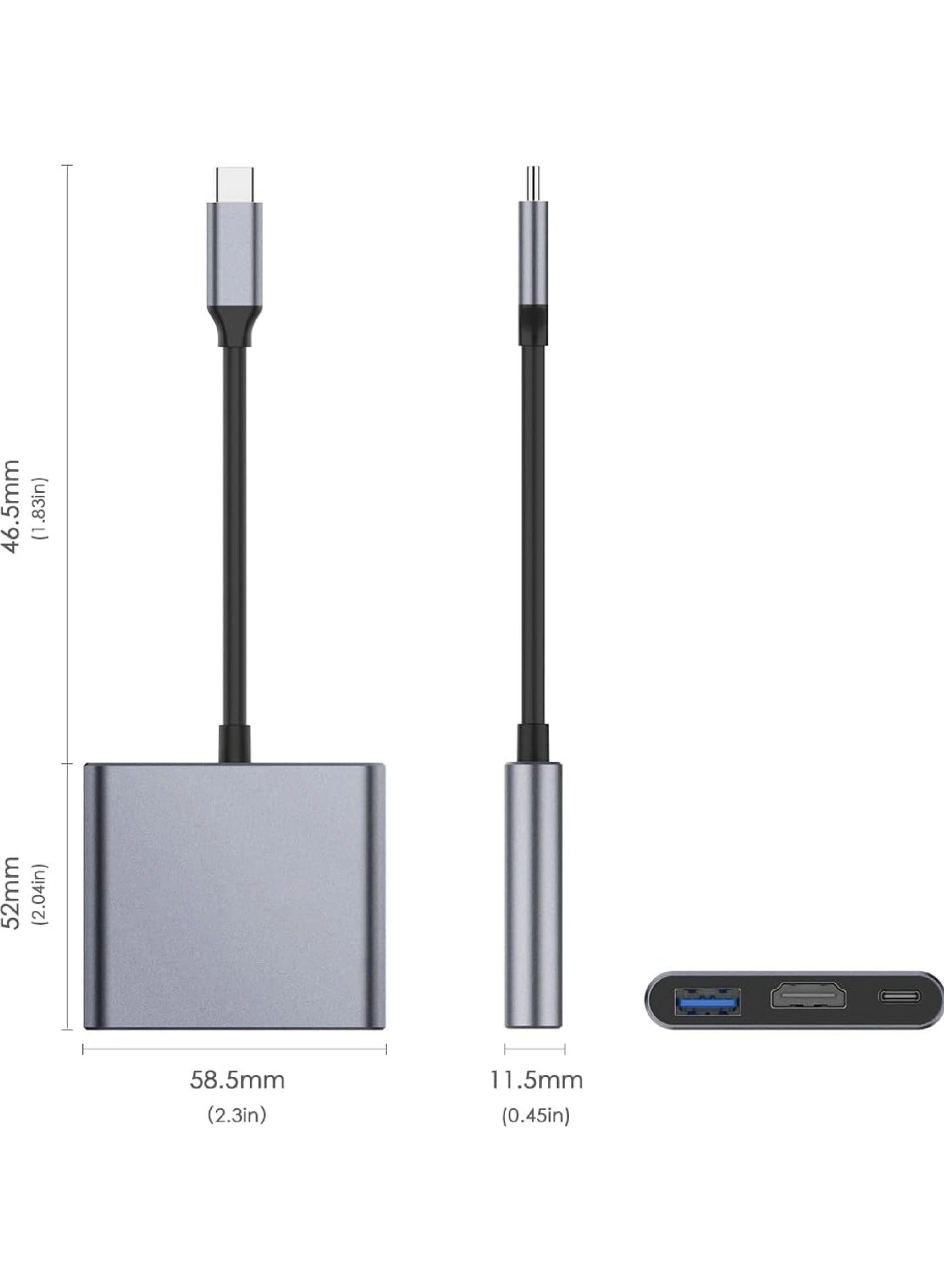 USB C to HDMI Adapter - USB 3.0 4K UHD 3840×2160@30Hz