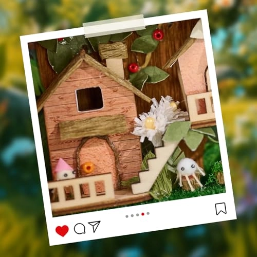 DIY Miniature Dollhouse Kit - Spring