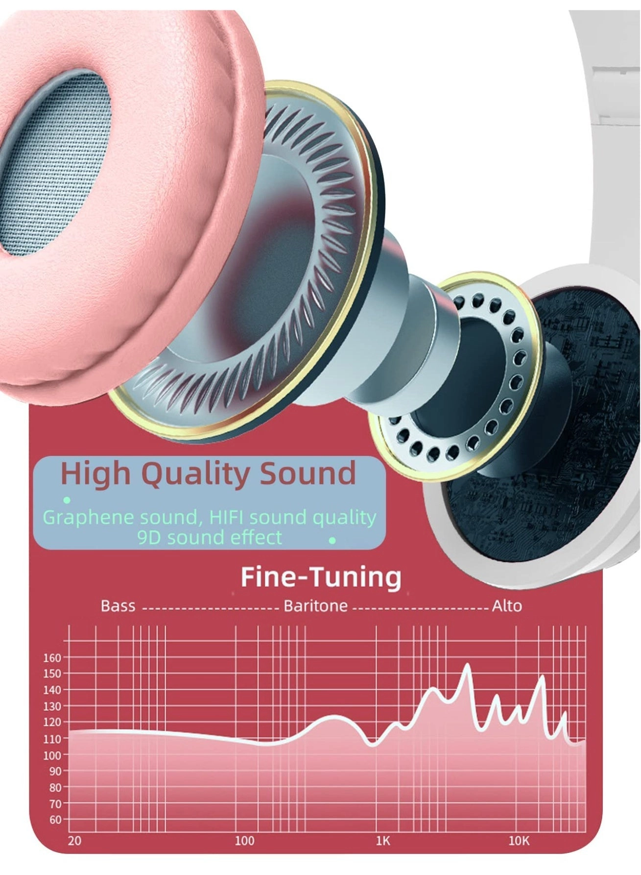 Cat Ear Headphones Wireless Headphone