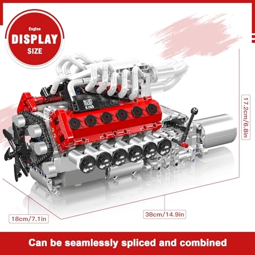 Engine Building Blocks (10210) - V12 Motor Model