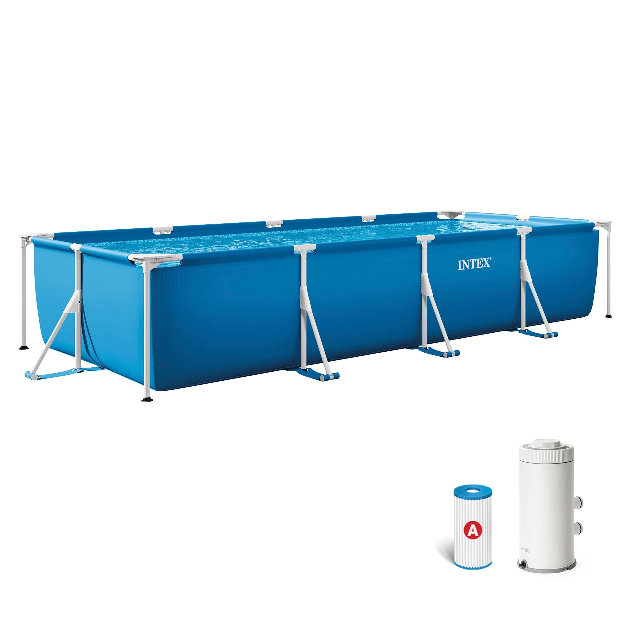 Intex Rectangular Frame Only Pool - 7,127 L