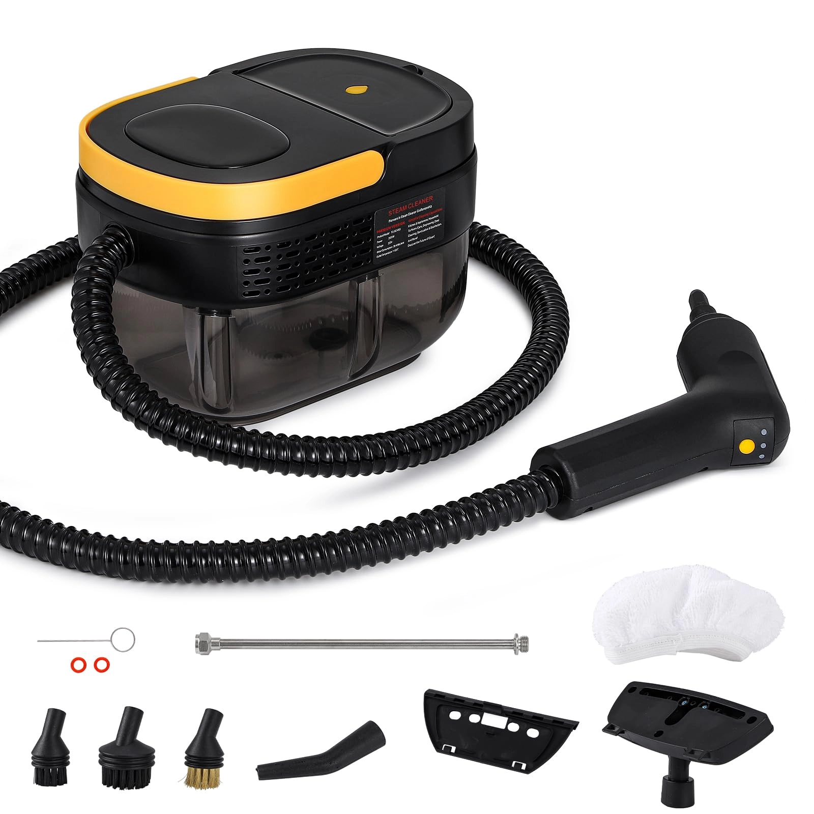 Moongiantgo Portable Steam Cleaner - 3 BAR 1.6 Liters