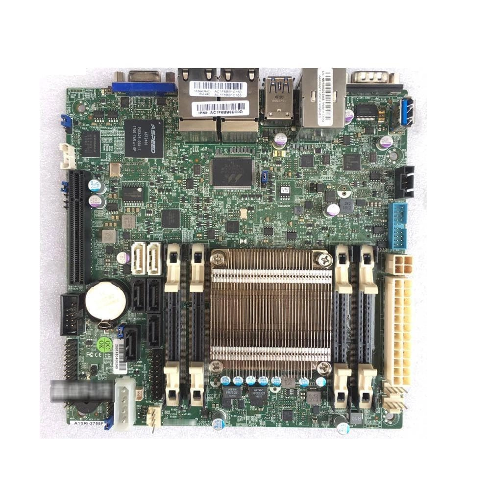 Generic (Used) A1SRi-2758F - Server Motherboard MINI-ITX Multi-network Port