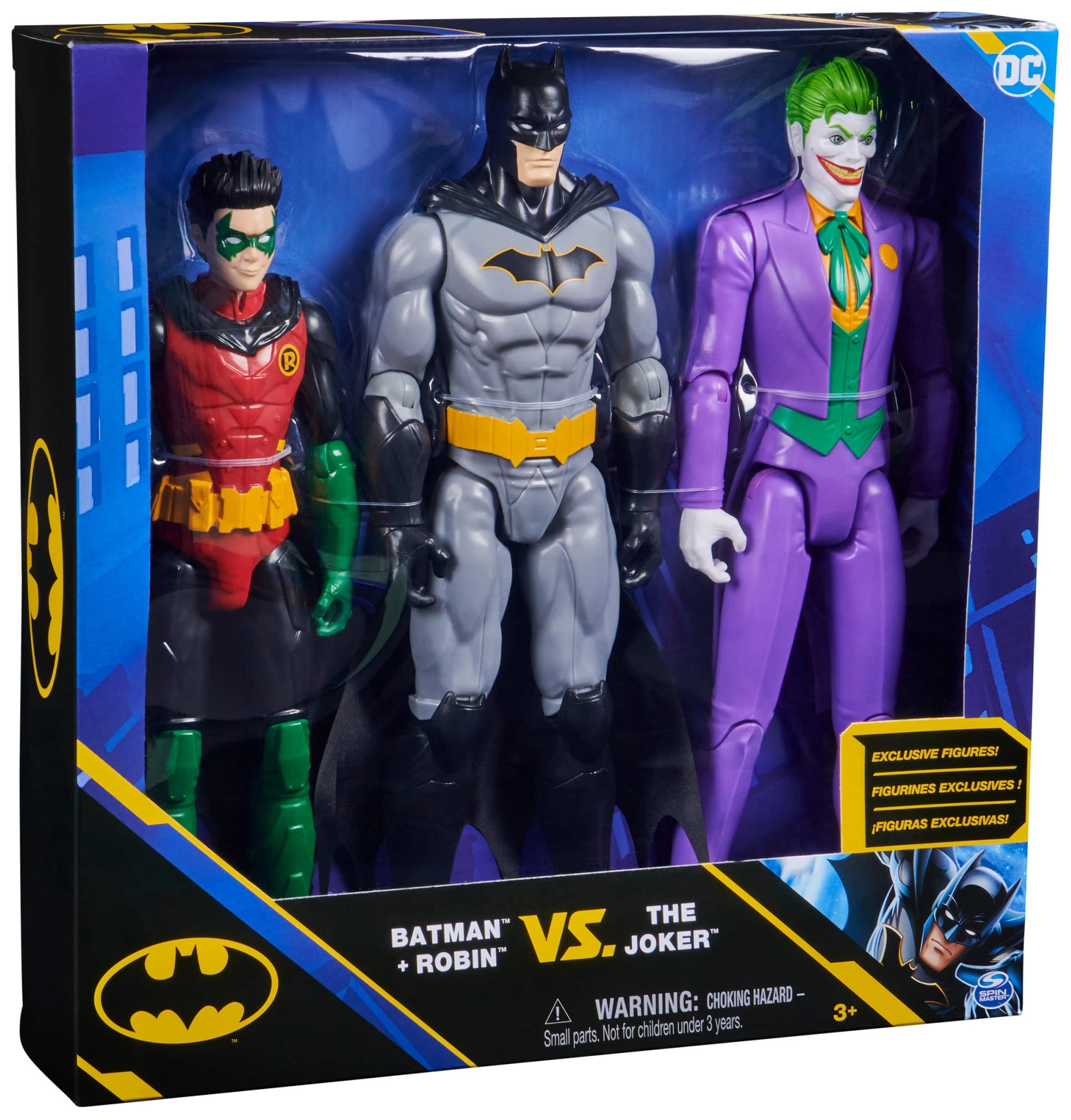 Batman - 30 cm + Robin + Joker - DC Comics
